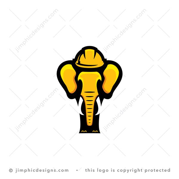 Construction Elephant Logo