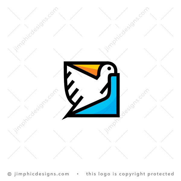 Pelican And Bird Logo